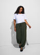 High-waisted balloon trousers, Green, Model image number 0