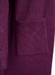 Long knitwear cardigan with pockets, Purple, Packshot image number 2