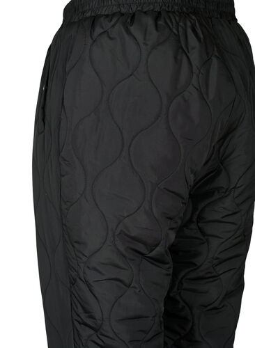 Quilted thermal pants, Black, Packshot image number 3