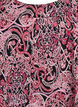Short-sleeved cotton dress with print, Black, Packshot image number 2