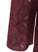 Lace dress with long sleeves and ruffle hem, Dark Bordeaux, Packshot image number 3