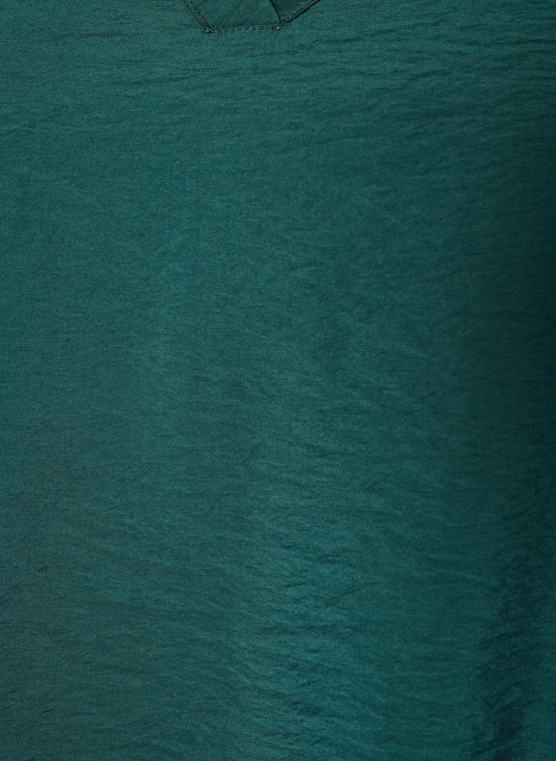 ZizzifashionBlouse with balloon effect and chiffon details, Green, Packshot image number 2