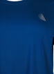 Sports top with 3/4 sleeves, Blue, Packshot image number 2