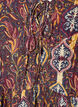 Blouse with paisley print and lace detail, Purple, Packshot image number 2