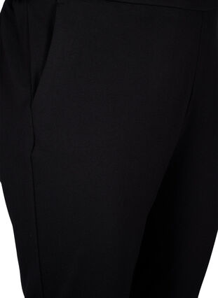Cropped trousers with pockets, Black, Packshot image number 2