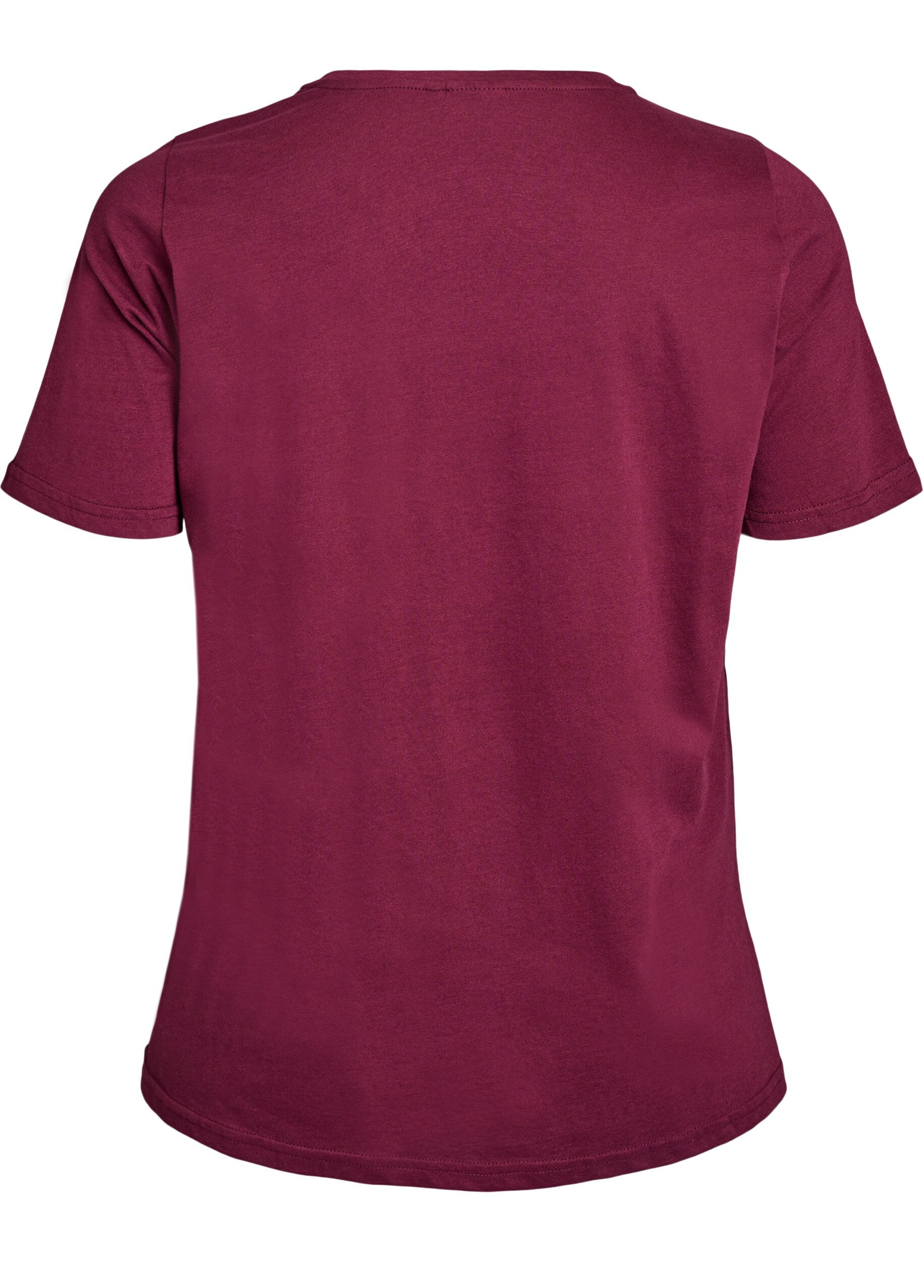ZizzifashionT-shirt with motif, Red, Packshot image number 1