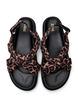 Wide fit - Sandal with knot detail, Brown, Packshot image number 2