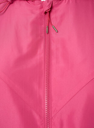 Short jacket with hood and adjustable bottom, Hot Pink, Packshot image number 2
