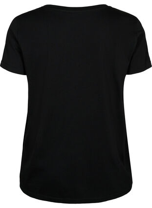 Training T-shirt with print, Black w. Too Legit , Packshot image number 1