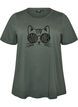 T-shirt with motif, Green, Packshot image number 0