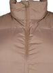 Short puff vest with high collar, Brown, Packshot image number 2