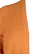 Ribbed Knit Cardigan with Pockets, Orange, Packshot image number 2