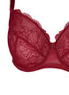 Underwire lace bra, Rhubarb, Packshot image number 2