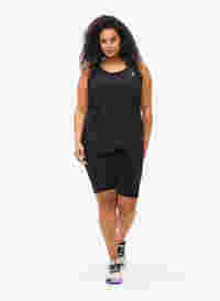 Workout top with racer back, Black, Model