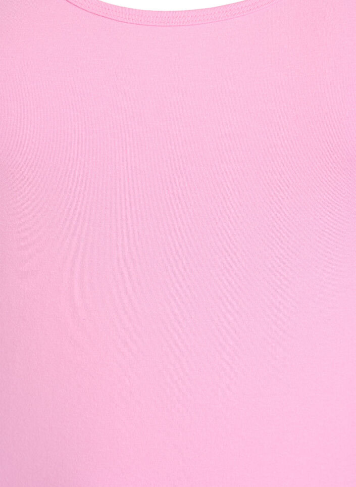 Cotton basic top, Pink, Packshot image number 2