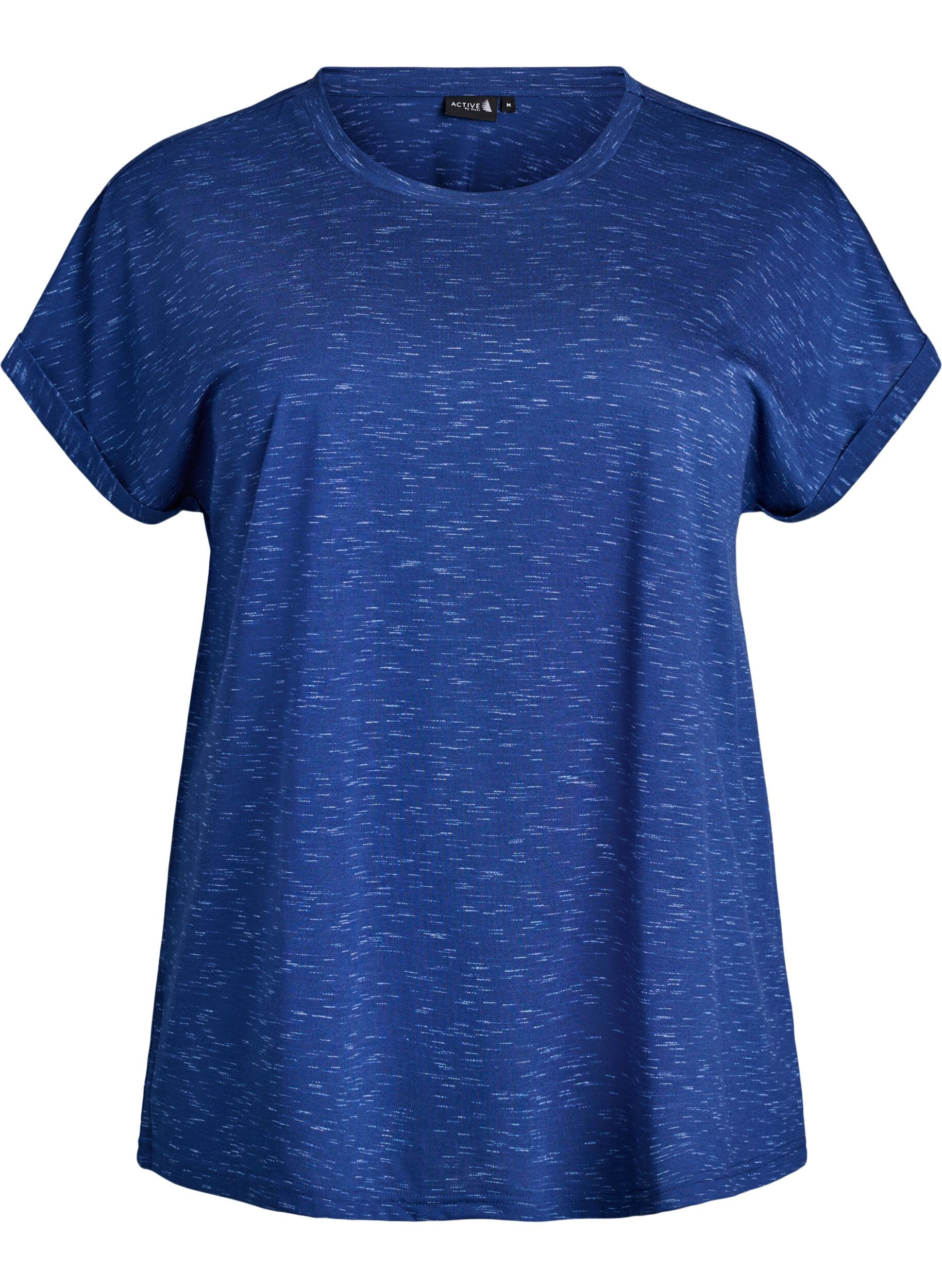 Loose workout t-shirt with short sleeves