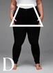 Super slim jeans with high waist, Black, Model image number 3