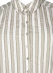 Loose shirt with stripes, Beige, Packshot image number 2