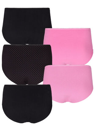 Support the breasts - 5-pack cotton briefs, Mix Assortment, Packshot image number 1