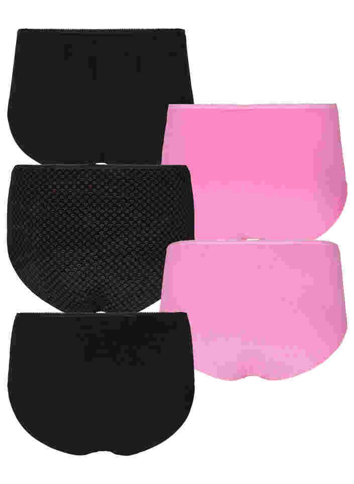 Support the breasts - 5-pack cotton briefs, Mix Assortment, Packshot image number 1