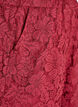 Lace trousers with a high waist and pockets, Dark Bordeaux, Packshot image number 2