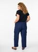 High-waisted cargo trousers, Blue, Model image number 1