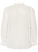 Shirt blouse with lace insert and dot pattern, Vanilla, Packshot image number 1
