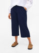 Loose trousers with 7/8 length, Blue, Model image number 2