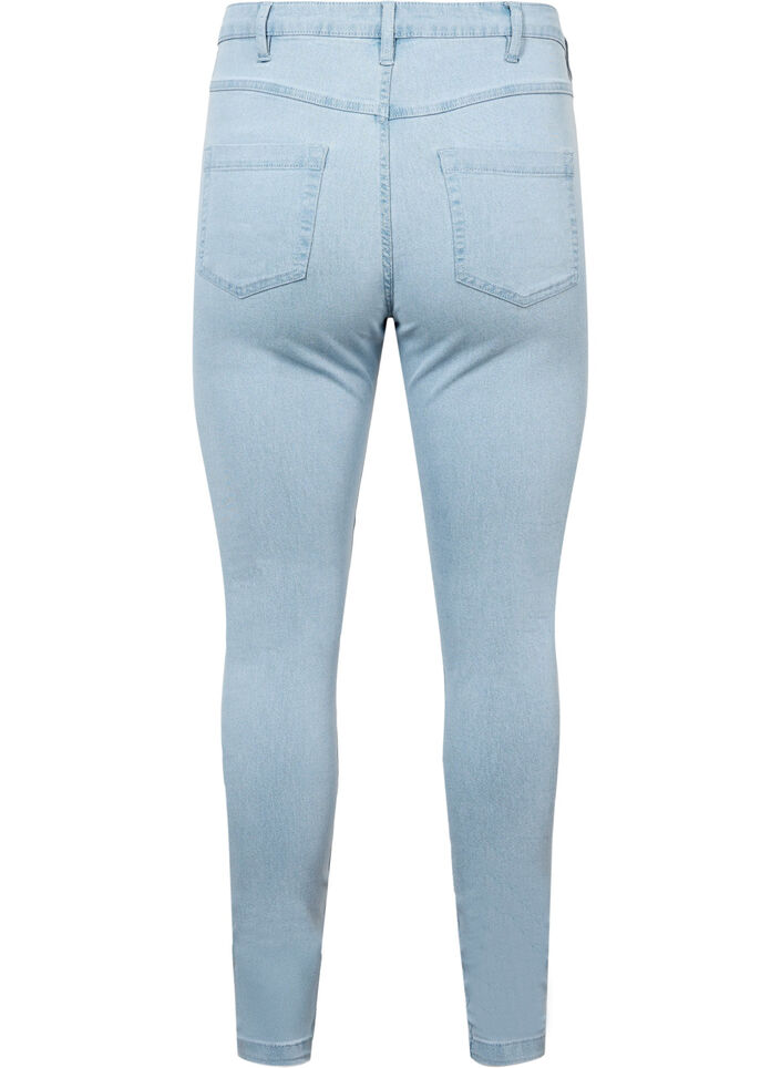 High-waisted super slim Amy jeans , Light Blue, Packshot image number 1