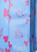 Shopping bag with zipper, Blue, Packshot image number 2