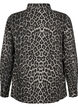 Leopard print denim shirt with buttons, Dark Grey, Packshot image number 1
