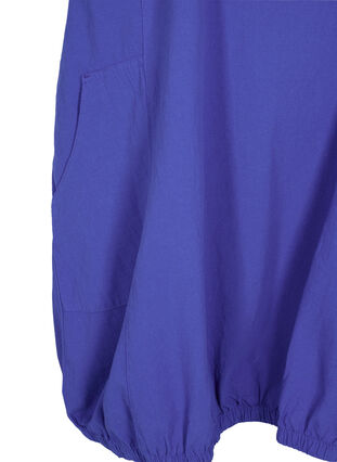 Sleeveless cotton dress, Dazzling Blue, Packshot image number 3