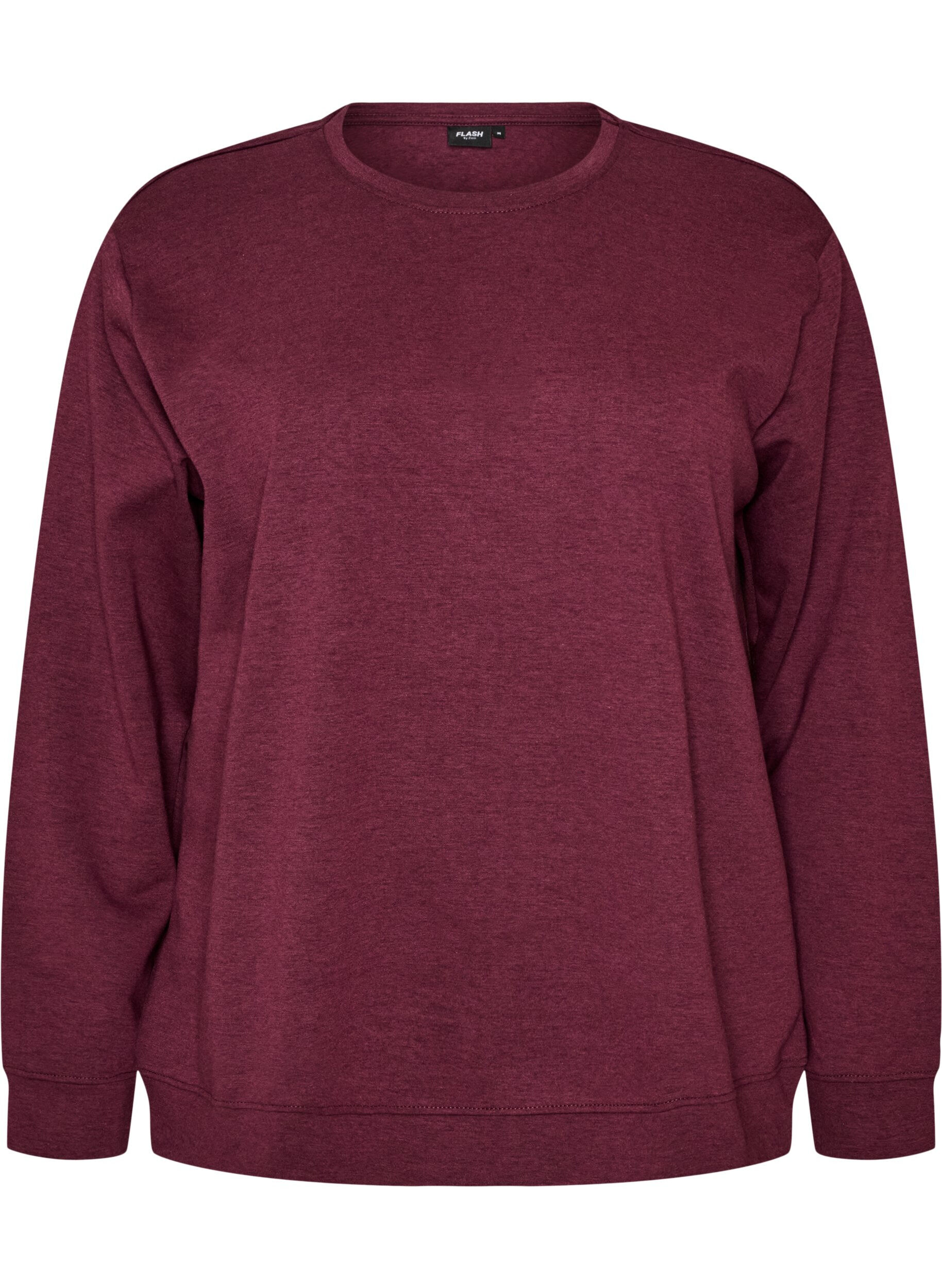 ZizzifashionSweatshirt with crew neck, Red, Packshot image number 0