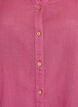 Cotton shirt blouse with a v-neck, Red, Packshot image number 2