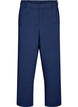 Tailored trousers with a high waist and straight fit, Blue, Packshot image number 0