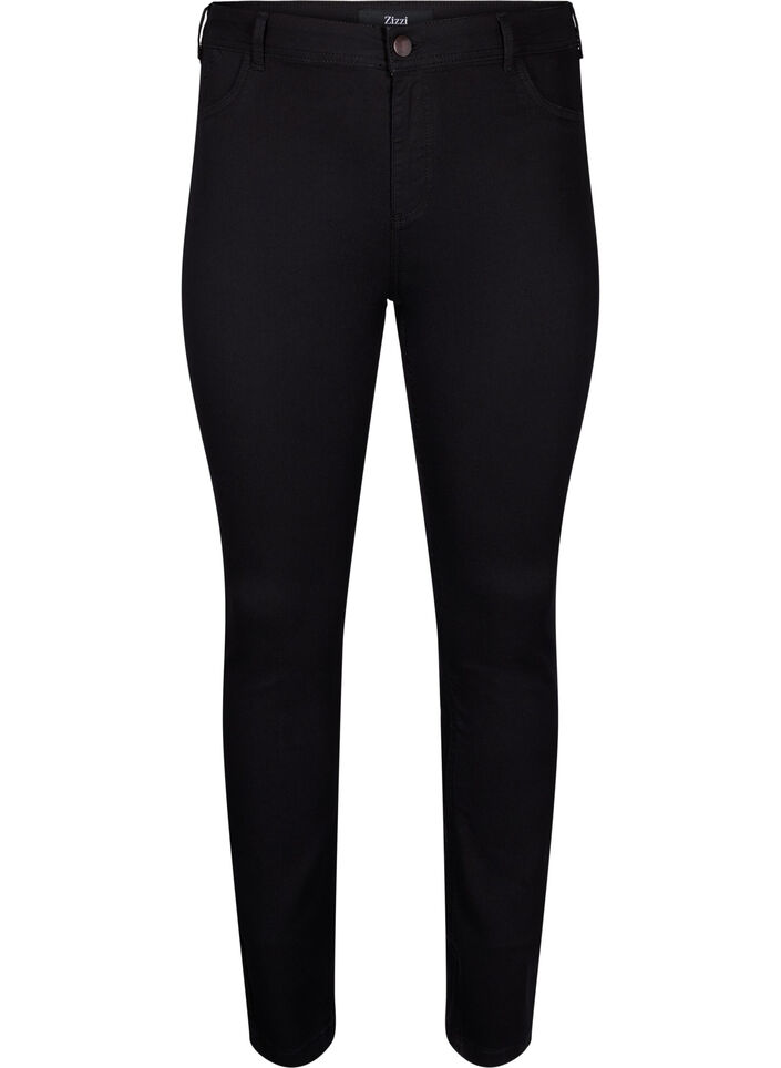 Super slim Amy jeans with high waist, Black, Packshot image number 0