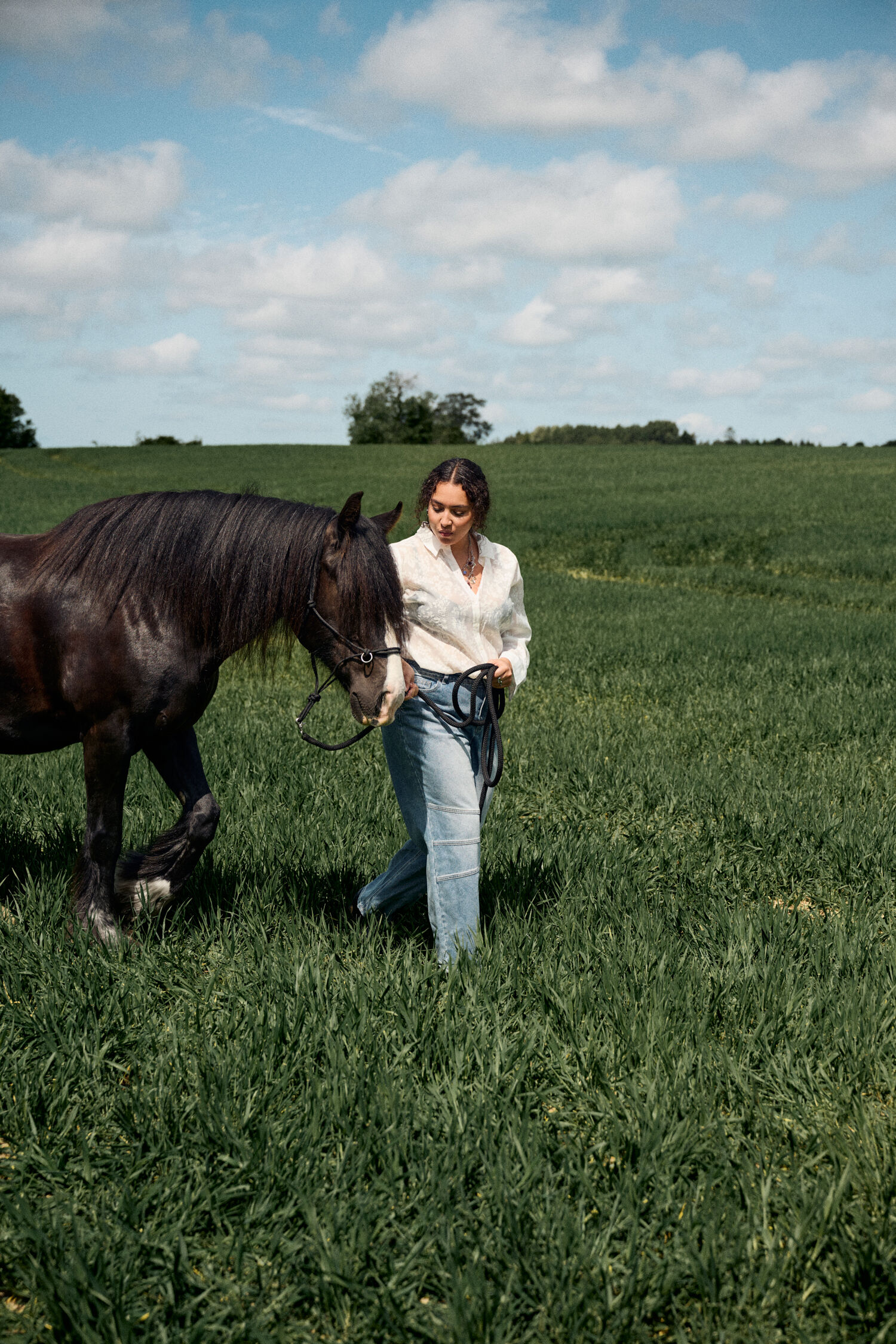 Zizzifashion Shirt with pattern, , Model