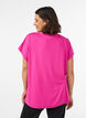 Solid-coloured training T-shirt, Pink, Model image number 2