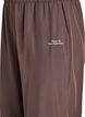 Sporty trousers with a high waist and straight legs, Brown, Packshot image number 2