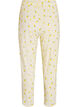 Pyjama trousers in soft jersey with high waist and fruit print, Yellow, Packshot image number 1