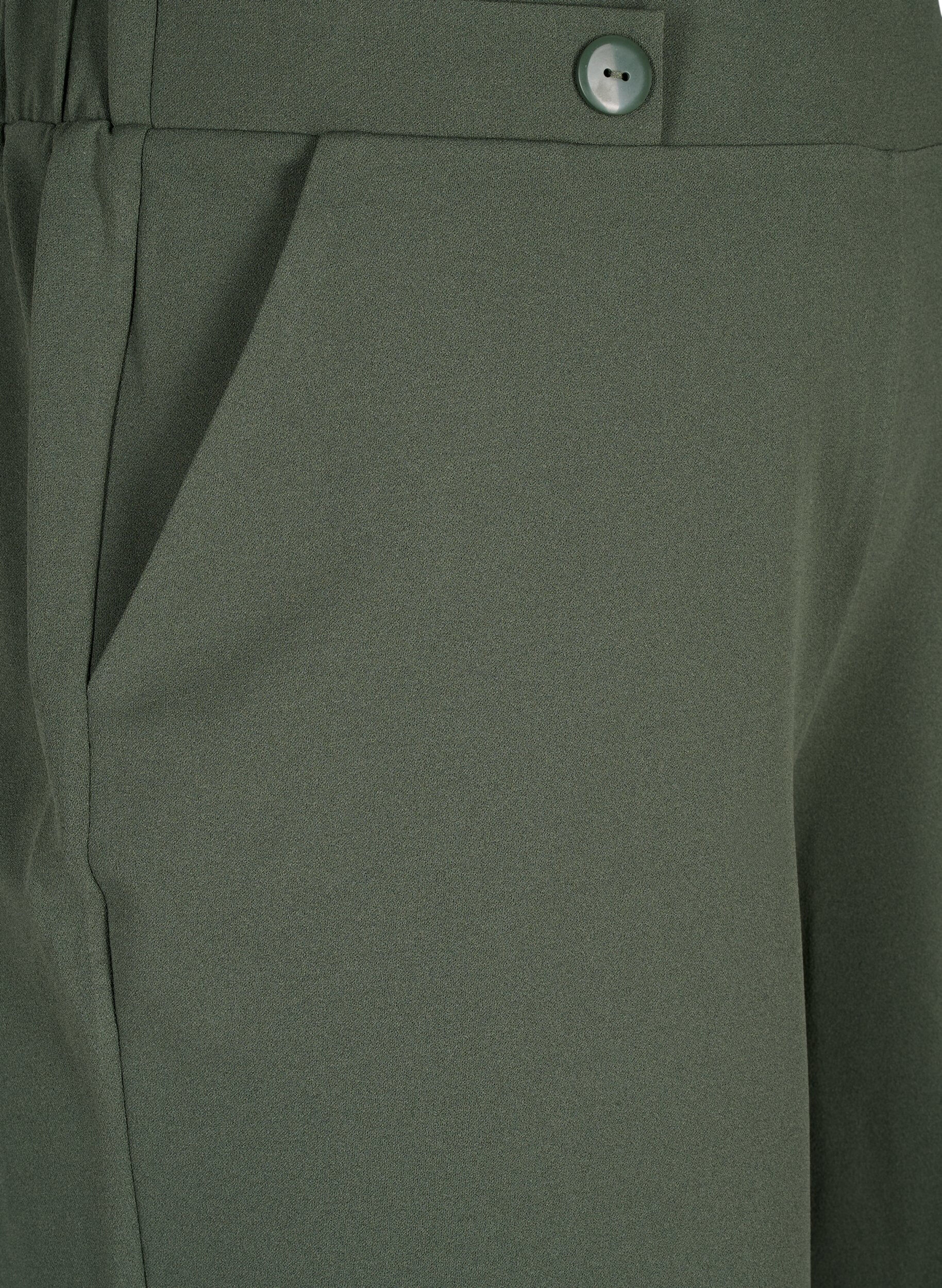 ZizzifashionShorts with pockets and loose fit, Green, Packshot image number 2