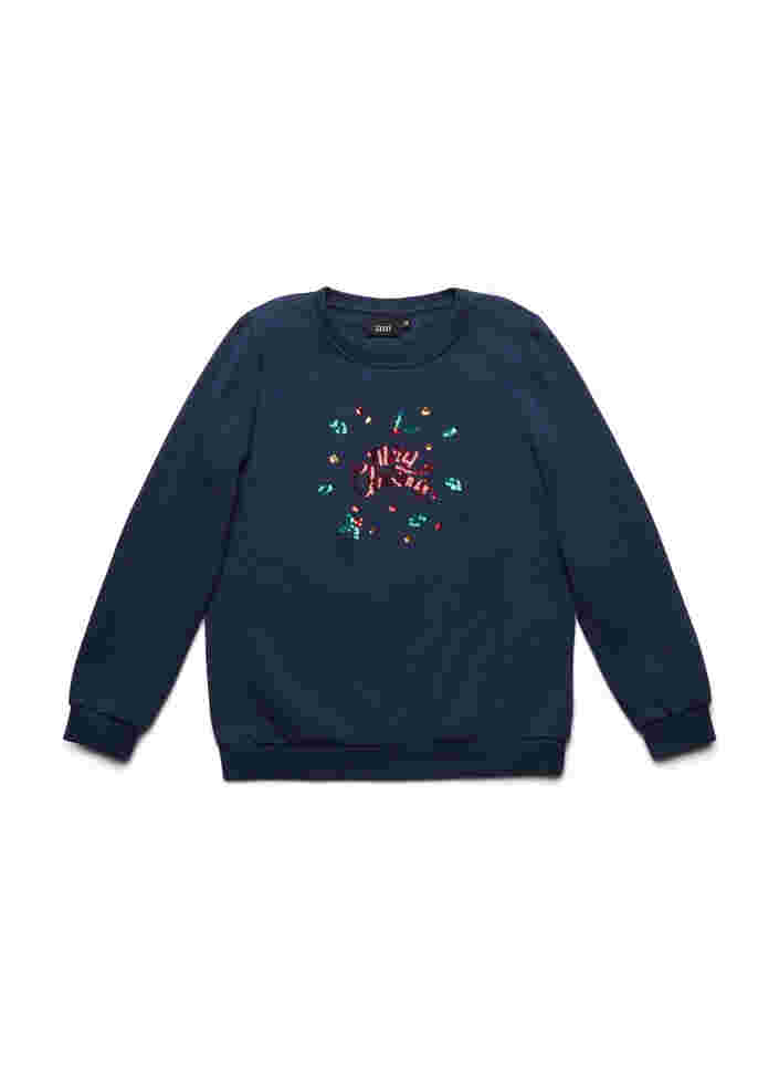 Christmas sweater for kids, Night Sky Merry, Packshot
