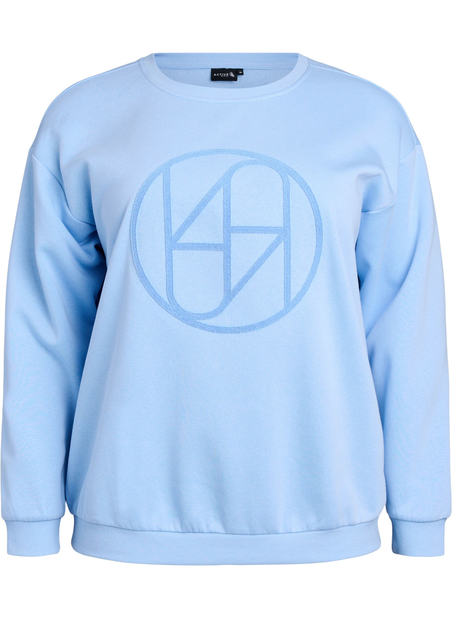 Sweatshirt with terry logo