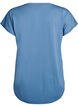 Short sleeve sport t-shirt with v-neck, Petrol, Packshot image number 1