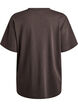 Oversized sweat T-shirt, Brown, Packshot image number 1