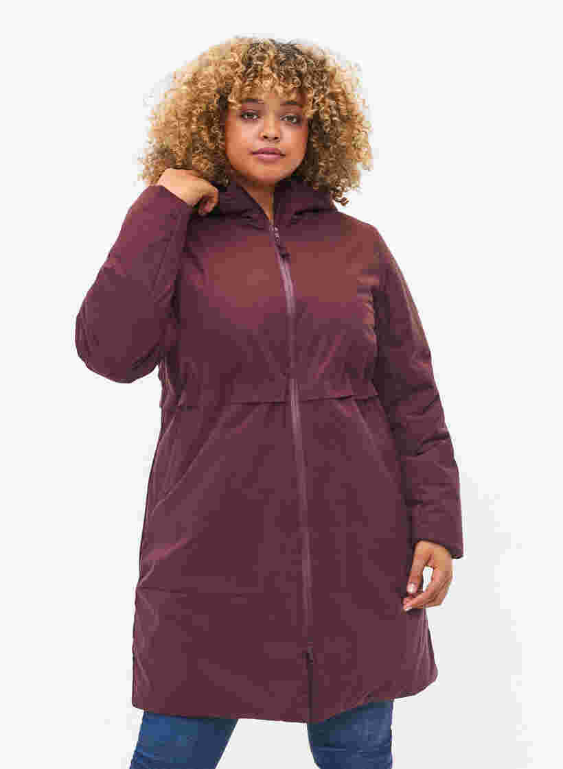 Winter jacket with a drawstring waist, Fudge, Model image number 0