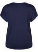 Short sleeved workout t-shirt, Blue, Packshot image number 1