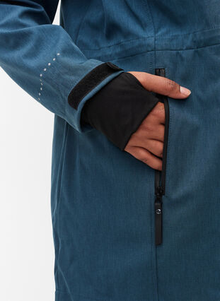Softshell jacket with detachable hood, Stargazer Mel., Model image number 2