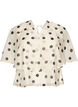 Layered top with polka dot pattern, Vanilla, Packshot image number 0