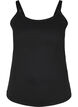 Light shapewear top with adjustable straps, Black, Packshot image number 0